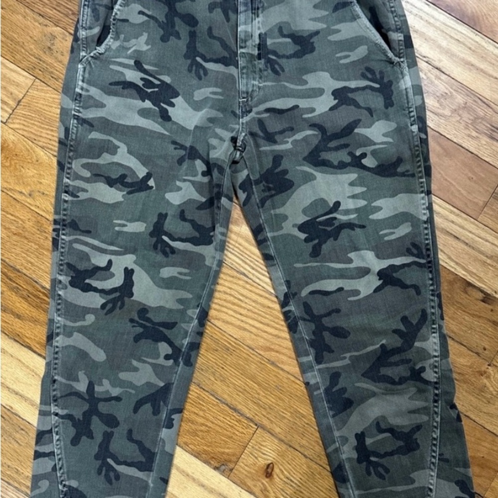 AMO cotton camo print trousers - Picture 4 of 6